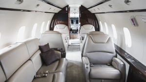 Cabin View of a Flight Group Corporation Aircraft