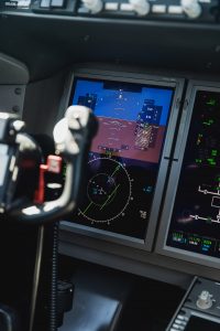 Bombardier Challenger 300 N300WK flight management and navigation displays featuring advanced avionics and operational controls.